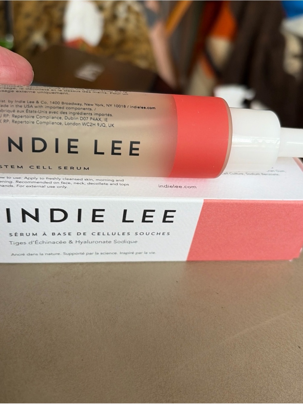 Indie Lee  Stem Cell Serum - Hydrating Face Serum 30ml.  New in Box!